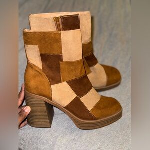 Chunky heeled boots